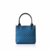 Blue Floral Print Tote Bag