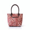 Floral tote bag image 2 5-in-1 Floral Tote Bag Set with Leather Handles – Women’s Handbag Combo
