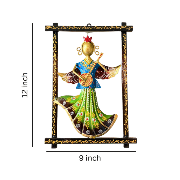 Handcrafted Lady Musician Wall Hanging