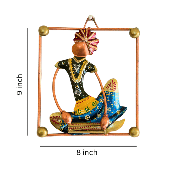 Handcrafted Tribal Musician Wall Art Image 1 Tribal Musician Wall Art Set