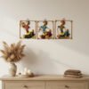 Handcrafted Tribal Musician Wall Art Image 3 Tribal Musician Wall Art Set