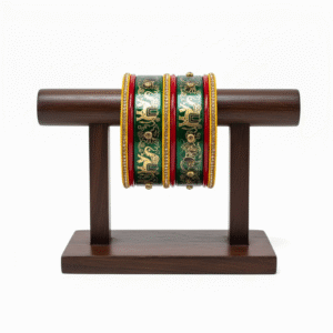 Traditional Lac Kada with Elephant Design image 1 Traditional Lac Kada with Elephant Design