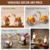 Gold Swan Tea Light Candle Holder Set – Elegant Bird Metal Decor image 6 Gold Swan Tea Light Candle Holder Set – Elegant Bird Metal Decor