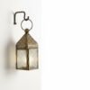 Moroccan Metal Decorative Lantern – Vintage Gold Tea Light Holder Hanging