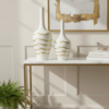 White and Gold Metal Decorative Vase Set – Modern Luxury Vase image 3 White and Gold Metal Decorative Vase Set – Modern Luxury Vases